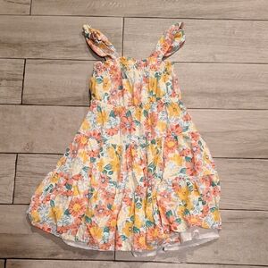 btween Multicolor Flowered Smocked Dress